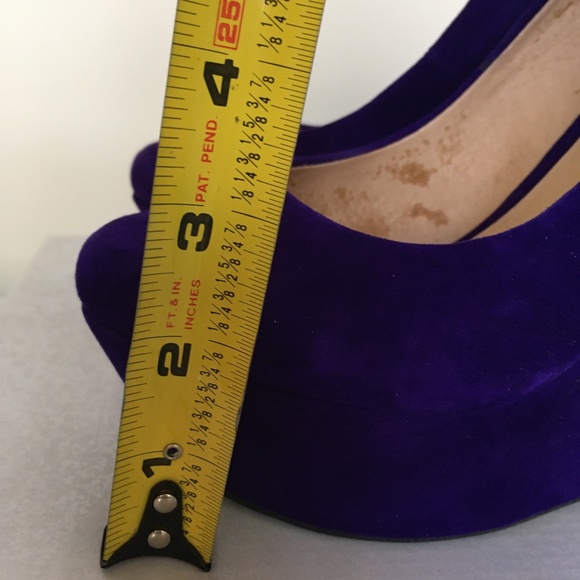 ALDO Purple Suede Platform Wedges Siz 38 BNIB! - Picture 11 of 15